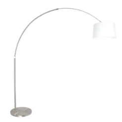 Steinhauer Vloerlamp Booglamp - 1 Lichts - 130-190x230 Cm - Staal