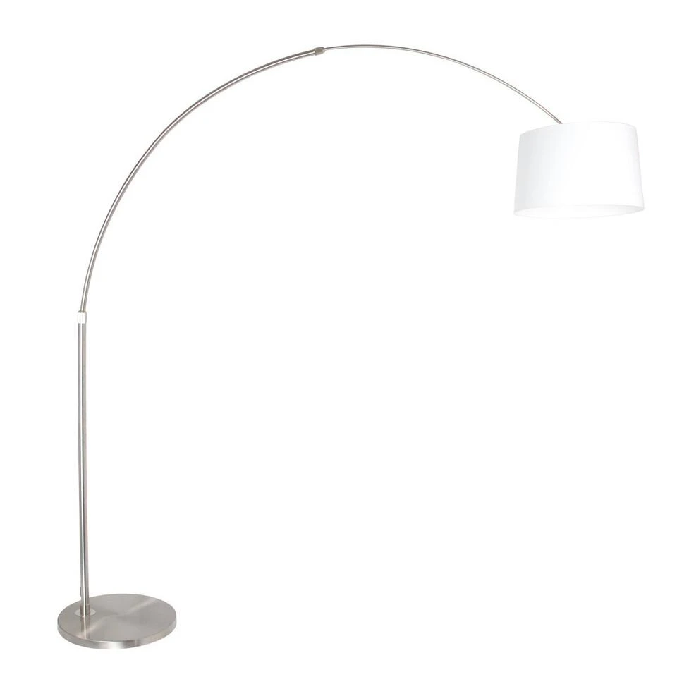 Steinhauer Vloerlamp Booglamp - 1 Lichts - 130-190x230 Cm - Staal 1 Steinhauer Vloerlamp Booglamp - 1 Lichts - 130-190x230 Cm - Staal