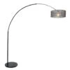 Steinhauer Vloerlamp Sparkled - 1 Lichts - 130-190x230 Cm - Zwart