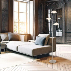 Steinhauer Vloerlamp Tallerken - 3 Lichts - 46x171 Cm - Staal -Leenbakker Winkel 1000023055 0102