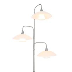 Steinhauer Vloerlamp Tallerken - 3 Lichts - 46x171 Cm - Staal