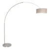 Steinhauer Vloerlamp Sparkled - 1 Lichts - 130-190x230 Cm - Staal