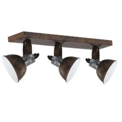 Steinhauer Spot Brooklyn - 3 Lichts - 61x16 Cm - Bruin