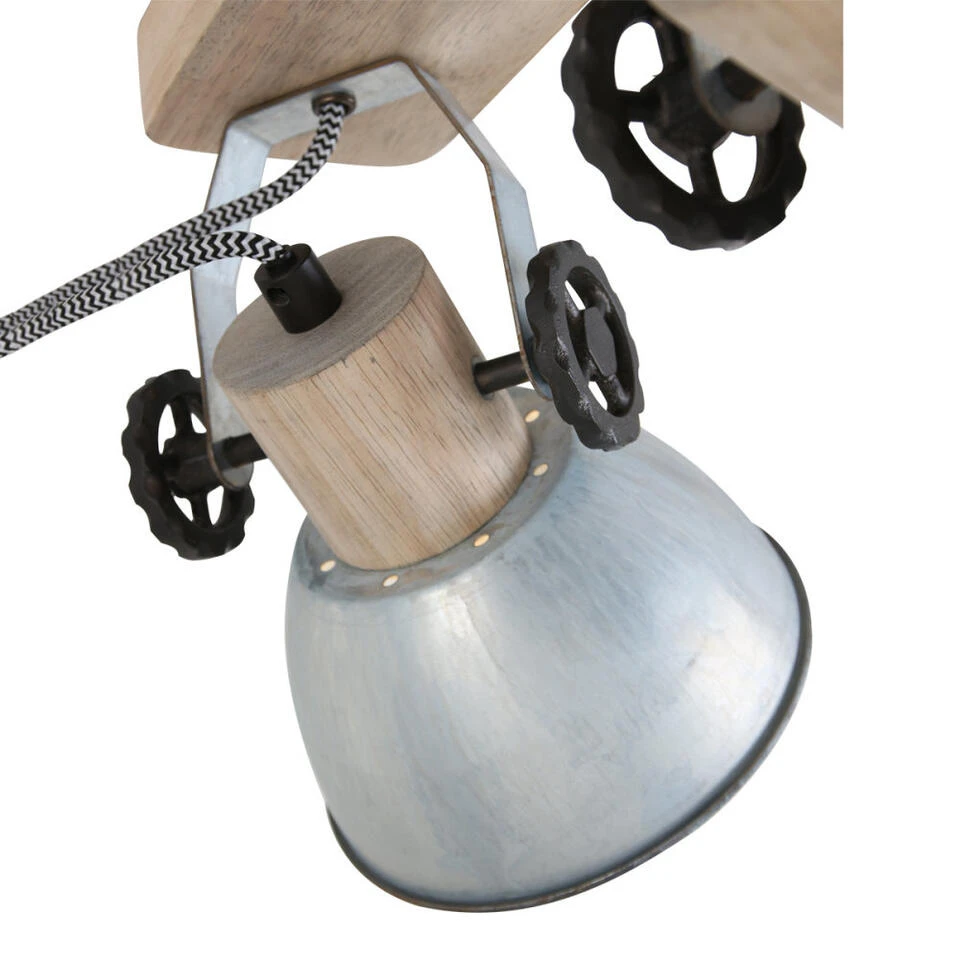 Mexlite Spot - 2 Lichts - 32x17 Cm - Nikkel 3 Mexlite Spot - 2 Lichts - 32x17 Cm - Nikkel - Afbeelding 3