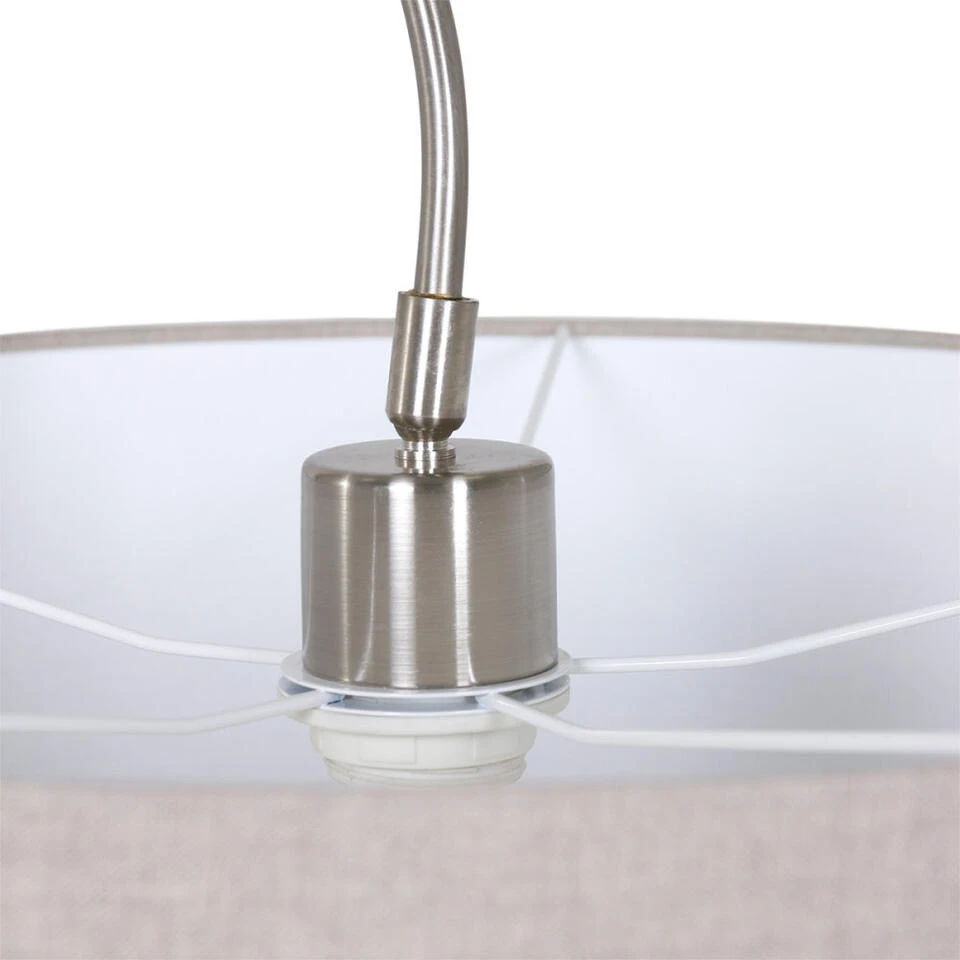 Steinhauer Wandlamp Elegant - 1 Lichts - 120x56 Cm - Staal 3 Steinhauer Wandlamp Elegant - 1 Lichts - 120x56 Cm - Staal - Afbeelding 3