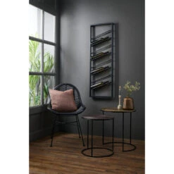 Wijnrek Amore - Zwart - 8 Flessen -Leenbakker Winkel 1000024518 0111