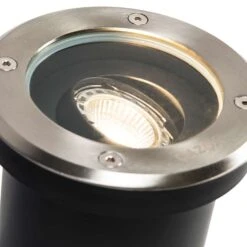 QAZQA Set Van 5 Buiten Grondspots RVS IP65 - Delux -Leenbakker Winkel 1000025103 0102