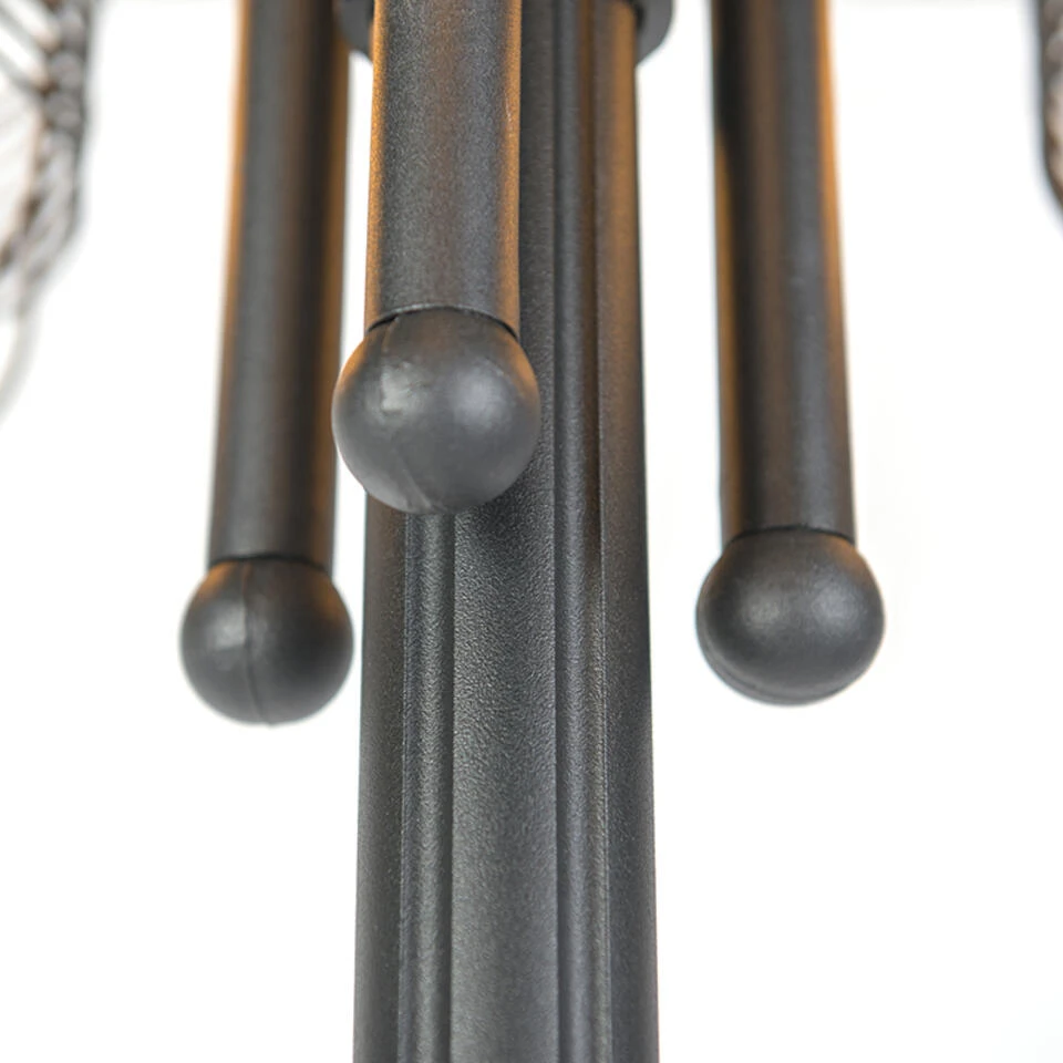 QAZQA Landelijke Buitenlamp Zwart 3-lichts IP44 - Guardado 4 QAZQA Landelijke Buitenlamp Zwart 3-lichts IP44 - Guardado - Afbeelding 4