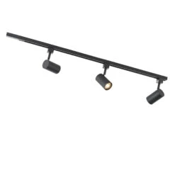 QAZQA Smart Railsysteem Zwart Incl. 3 WiFi GU10 1-fase - Jeana -Leenbakker Winkel 1000025230 0103