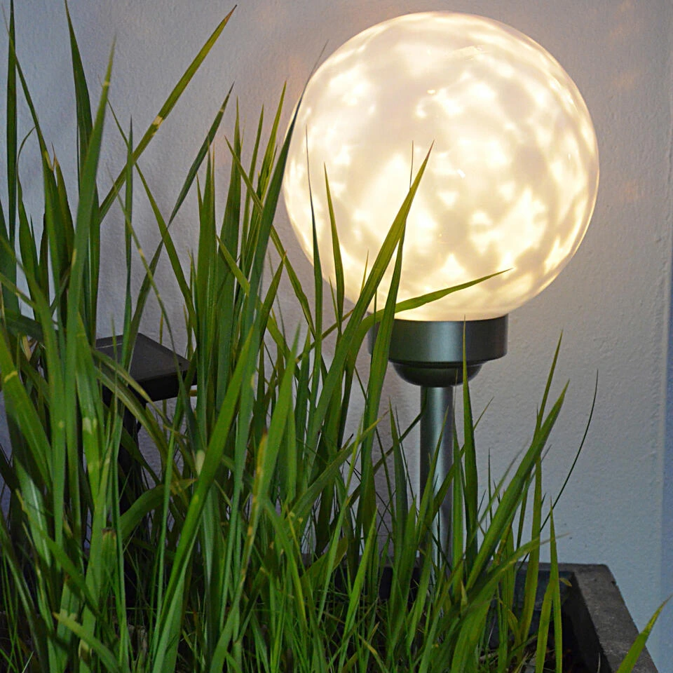 Prikspot - Bol - Solar Tuinverlichting - 20 Cm 2 Prikspot - Bol - Solar Tuinverlichting - 20 Cm - Afbeelding 2