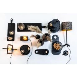 Lampvoet Mace - Zwart - 15x35cm -Leenbakker Winkel 1000025719 0110