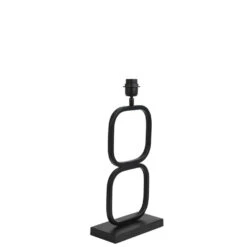 Lampvoet Lutika - Zwart - 23x11,5x46cm -Leenbakker Winkel 1000025727 0110