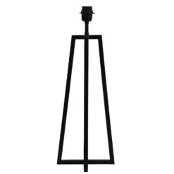 Lampvoet Miley - Zwart - 21x21x56 Cm -Leenbakker Winkel 1000026808 0111