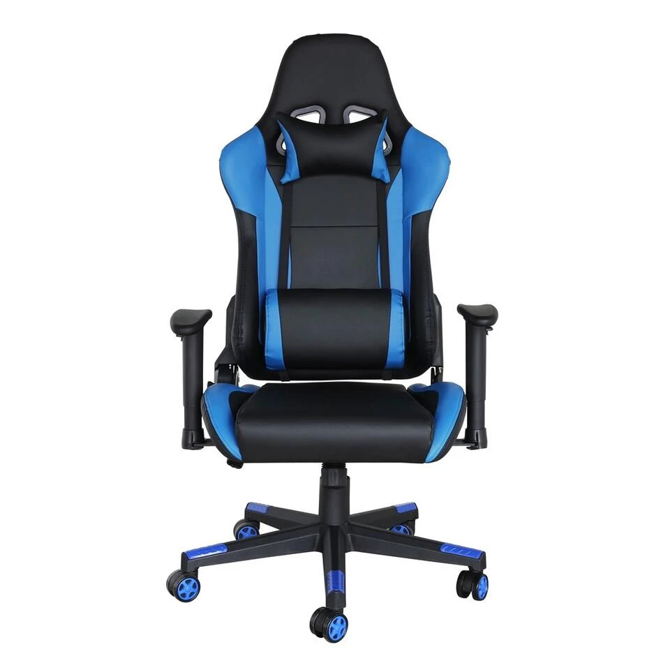 Gamestoel Power - Zwart / Blauw 2 Gamestoel Power - Zwart / Blauw - Afbeelding 2