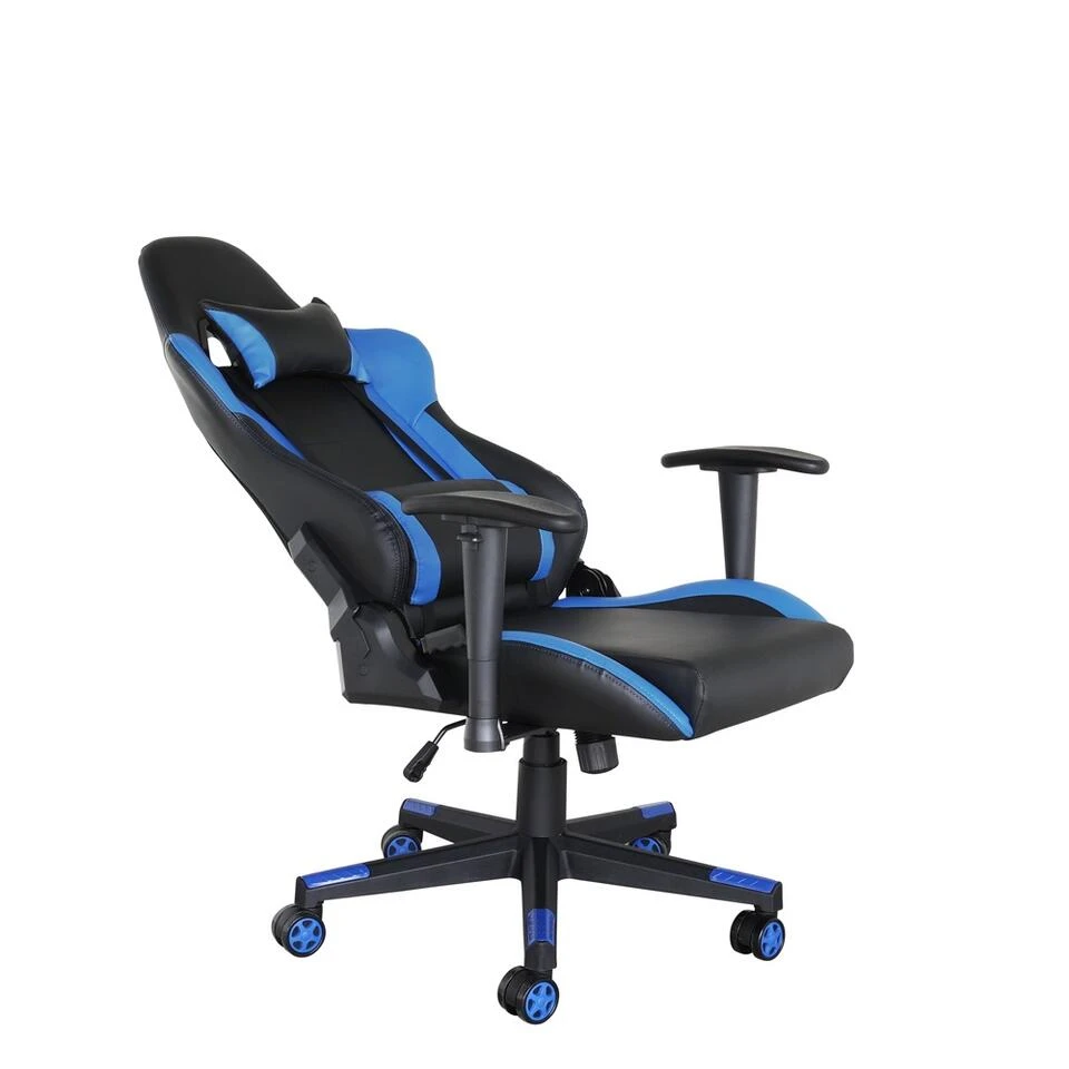Gamestoel Power - Zwart / Blauw 3 Gamestoel Power - Zwart / Blauw - Afbeelding 3