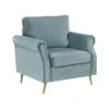 VIETAS - Fauteuil - Groen - Fluweel