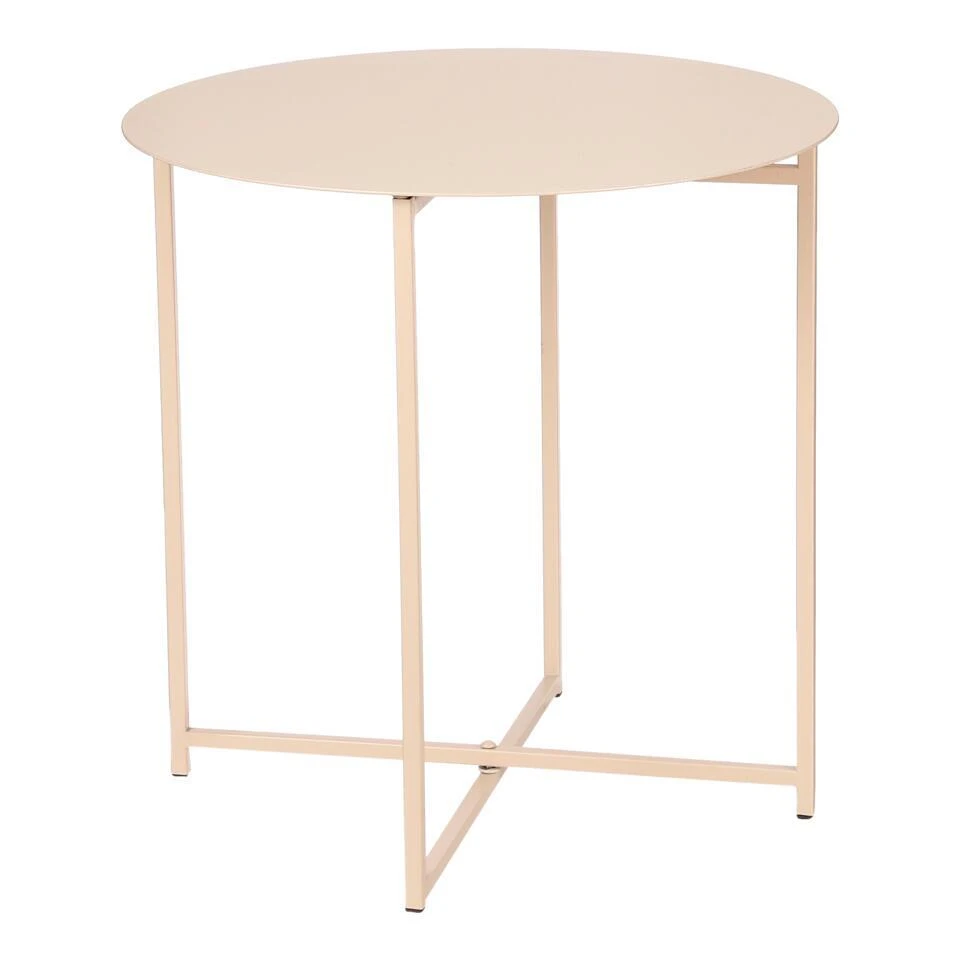 Mica Decorations Mikki Bijzettafel - H40 X Ø40 Cm - Oud Roze 1 Mica Decorations Mikki Bijzettafel - H40 X Ø40 Cm - Oud Roze
