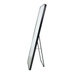 Fragix Alux Passpiegel Staand/hangend - Zwart - Aluminium - 150x40 -Leenbakker Winkel 1000032486 0102