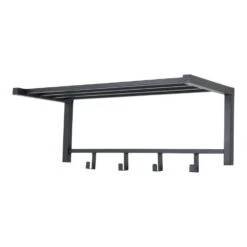 LOFT42 Bergamo Kapstok - Zwart – Metaal – 4 Haken -Leenbakker Winkel 1000032530 0102