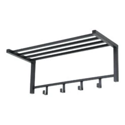 LOFT42 Bergamo Kapstok - Zwart – Metaal – 4 Haken