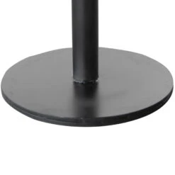 Giga Meubel Eettafel Rond Zwart - Mangohout - 130x130x78cm - Dinand -Leenbakker Winkel 1000033293 0103