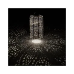 Lumiz Solar Lampion Fan Cylinder - Solar Tuinverlichting - 18 Cm - Licht Groen -Leenbakker Winkel 1000033345 0110