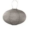 Lumiz Solar Buitenlampion Paisley Oval - Solar Tuinverlichting - 40 Cm - Taupe