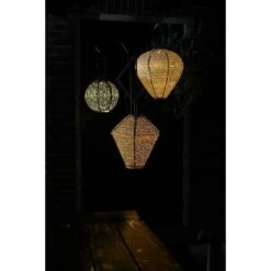 Lumiz Solar Lampion Mandela Balloon - Solar Tuinverlichting - 30 Cm - Groen -Leenbakker Winkel 1000033363 0110