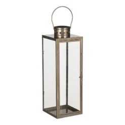 Mica Decorations Arzilla Lantaarn - L15 X B15 X H45 Cm - Goud