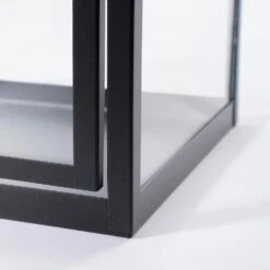 Mica Decorations Arzilla Lantaarn - L15 X B15 X H45 Cm - Zwart -Leenbakker Winkel 1000034316 0111