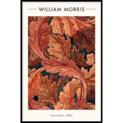 Walljar - William Morris - Acanthus - Poster Met Lijst / 60 X 90 Cm