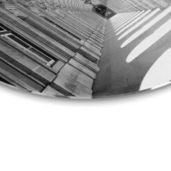 Plexiglasschilderij Portaal Ø 50 Cm Zwart-Wit -Leenbakker Winkel 1000038160 0103