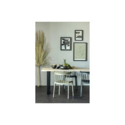 WOOOD Tablo Boomstam Tafel Met U-poot - Eiken - 75x199x90 -Leenbakker Winkel 1000039038 0102