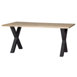 WOOOD Tablo Boomstam Tafel Met Alkmaar Poot - Eiken - 75x160x90 -Leenbakker Winkel 1000039047 0102