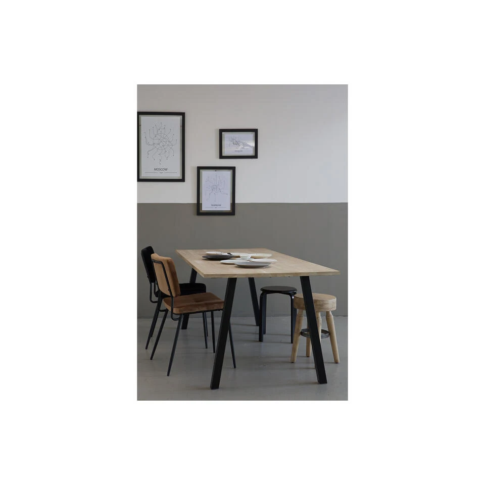 WOOOD Tablo A Poot Kd 1 Stuks - Metaal - Zwart - 72x79x10 2 WOOOD Tablo A Poot Kd 1 Stuks - Metaal - Zwart - 72x79x10 - Afbeelding 2