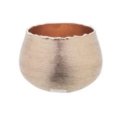 Cosy @ Home Waxinelichthouder - Rose Goud - Aluminium - 10 Cm