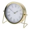 Orange85 Tafelklok Goud Metaal 16 Cm Klokken Binnen Decoratieve Accessoires