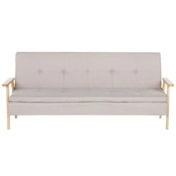 Beliani Slaapbank - TJORN Beige Polyester