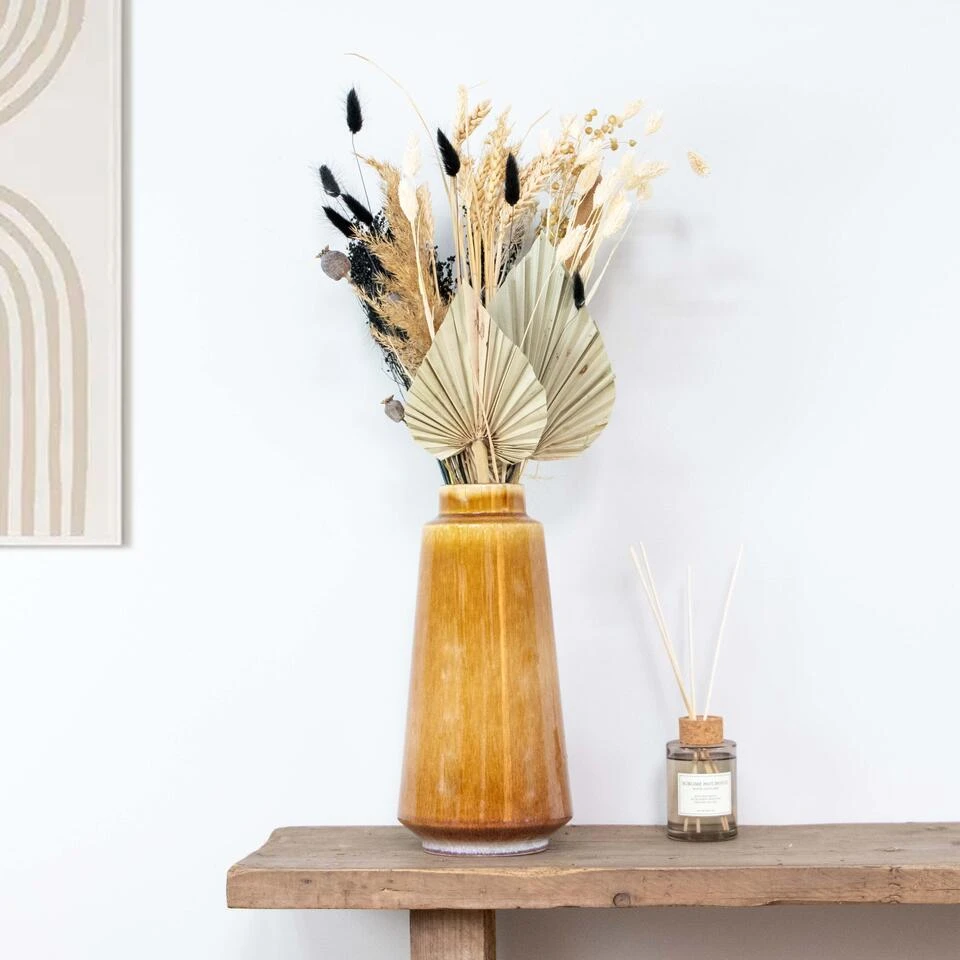 Droogboeket – Zwart/wit – Maat M – Hoogte 50 CM 2 Droogboeket – Zwart/wit – Maat M – Hoogte 50 CM - Afbeelding 2