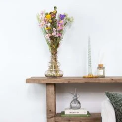 Droogboeket – Meerkleurig – Maat S – Hoogte 35 CM -Leenbakker Winkel 1000041315 0103