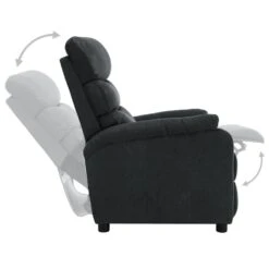 VidaXL Fauteuil Elektrisch Verstelbaar Stof Donkergrijs -Leenbakker Winkel 1000041986 0103