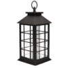 Merkloos Lantaarn - Zwart - LED Verlichting - 31 Cm - Sfeerverlichting