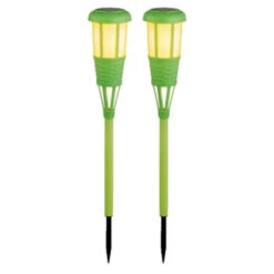 Lumineo Tuinfakkel - Solar - Groen - 61 Cm -Leenbakker Winkel 1000043577 0103