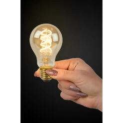 Lucide A60 Fil. Lamp-Fumé-LED Dimb.-1xE27-5W-2200K 6 Lucide A60 Fil. Lamp-Fumé-LED Dimb.-1xE27-5W-2200K -Leenbakker Winkel 1000045858 0102