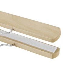 ACAZA Set Van 12 Massief Houten Kledinghangers, Anti-Slip Bescherming, Hout 6 ACAZA Set Van 12 Massief Houten Kledinghangers, Anti-Slip Bescherming, Hout -Leenbakker Winkel 1000045940 0102