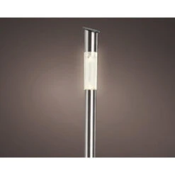 Lumineo Tuinfakkel Bodi - Solar - RVS - Warm Wit - 57 Cm -Leenbakker Winkel 1000046135 0102