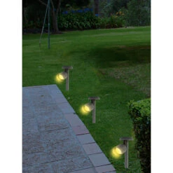 Lumineo Prikspot - Solar - Antraciet - 25 Cm -Leenbakker Winkel 1000046137 0102