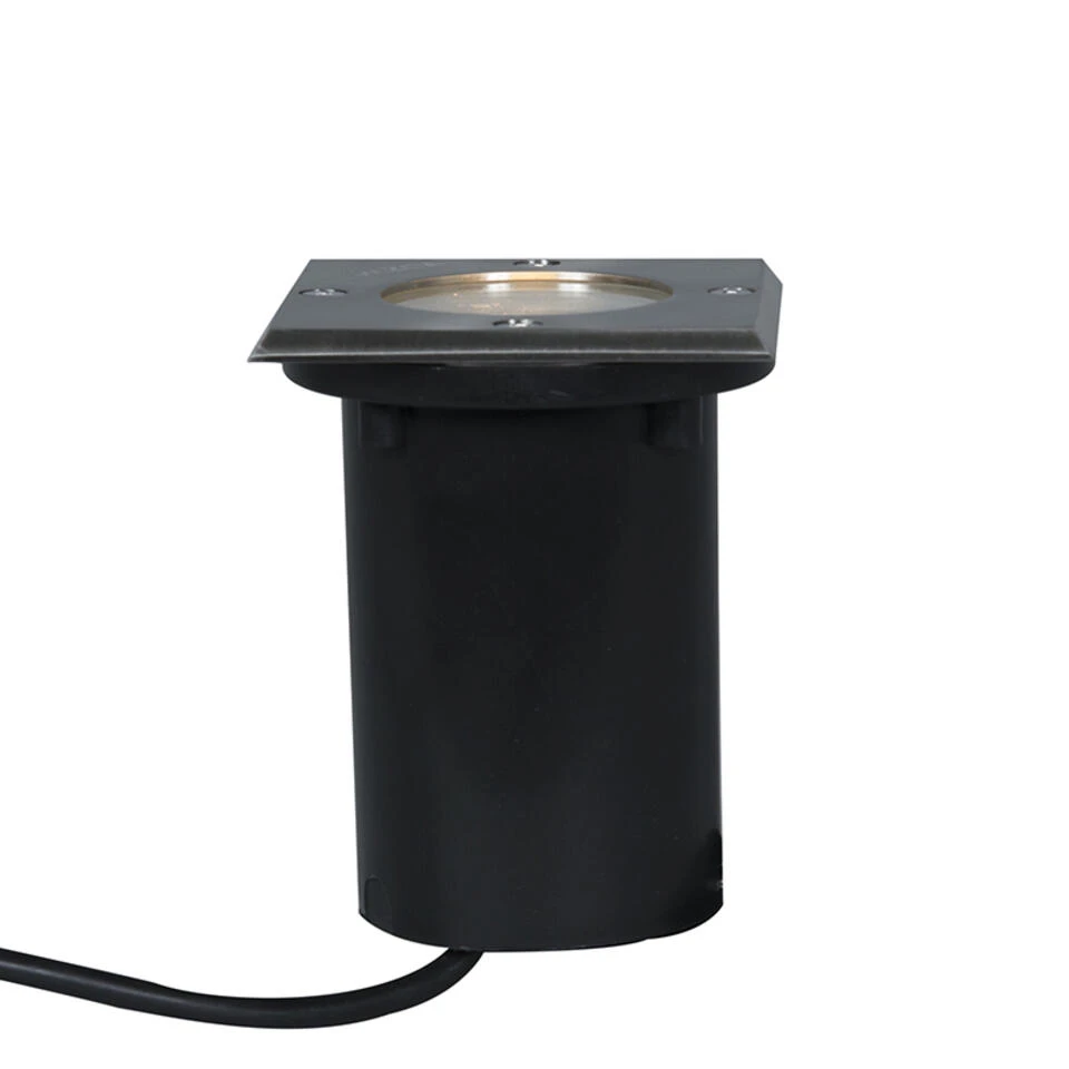 QAZQA Set Van 5 Grondspots Staal IP65 - Basic Square 3 QAZQA Set Van 5 Grondspots Staal IP65 - Basic Square - Afbeelding 3