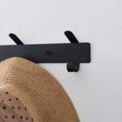 ACAZA Wand Kapstok In Metaal, 49 Cm Met 10 Haken, Zwart -Leenbakker Winkel 1000046838 0102