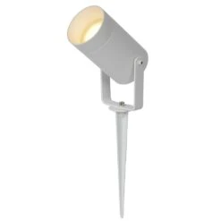 Lucide TAYLOR - Tuinspot Buiten - Ø 10 Cm - 1xGU10 - IP65 - Wit
